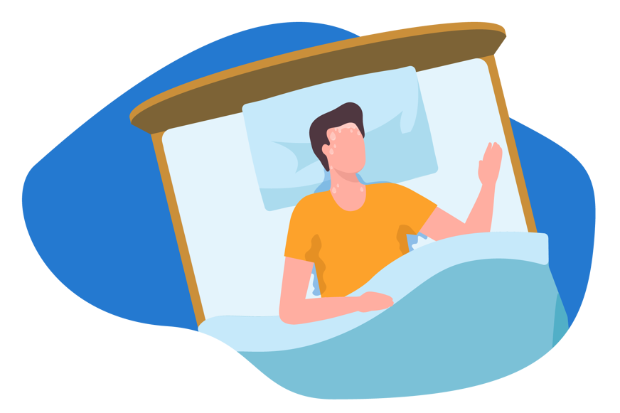 Limpiar sudor en almohadas